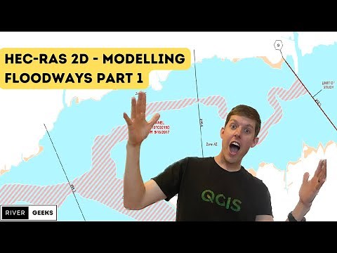 HEC RAS 2D - Modelling Floodways Part 1