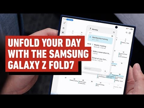 Unfold Your Day With The Samsung Galaxy Z Fold7