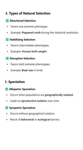 Evolution |class 12th | super notes