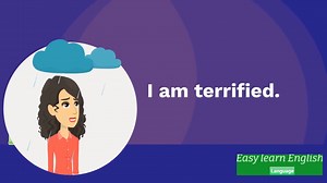 Here are some useful phrases and expressions you can use when talking about your fear and anxiety. | Easy learn English language