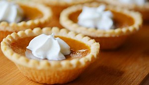 Mini Pumpkin Pies Recipe | One Little Project