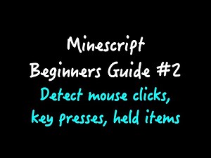 Minescript Beginners Guide 02: Backhome Teleport Script with Key & Item Detection
