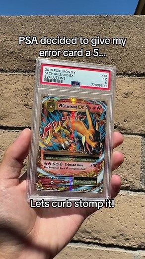 Sending My Holo Crimp Error Charizard for Grading