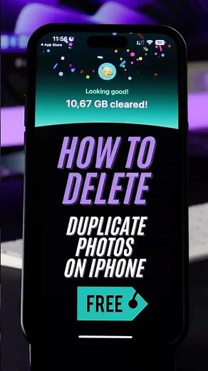 How to Delete Duplicate Photos on iPhone (100% FREE and Quick!) #tech #iphone #apps #photos