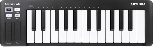 Arturia MicroLab mk3 25-key Keyboard Controller - Black