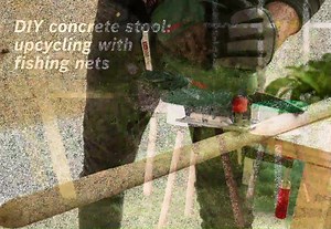 16K views · 29 shares | Short of chairs for your garden? These rustic concrete stools are the answer. Pick up your Bosch tools and check out our step-by-step guide! | Bosch Middle East | Facebook