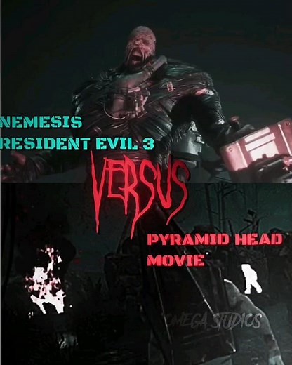 Nemesis (RE3) VS Pyramid Head (Movie) #edit #1v1 #shorts #horror