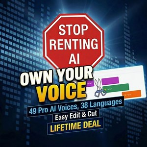 Stop paying $26 /month for AI voices. VoiceWave gives you professional voices with real emotions for one payment — own them forever: 🎙️ Professional Voices — sound human, not robotic 🎭 Real Emotion Control — happy, sad, excited on demand 🔊 Voice Cloning — replicate any voice in 10 seconds ✂️ Timeline Editor — multi-voice projects, one tool 💰 Commercial Use — sell everything you create "Was paying $49/month for another TTS service. Switched to VoiceWave lifetime and the quality is actually be