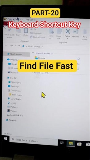 F3 Key Use | Part-20 | Keyboard Shortcut Trick #keyboardshortcut #computer #shorts