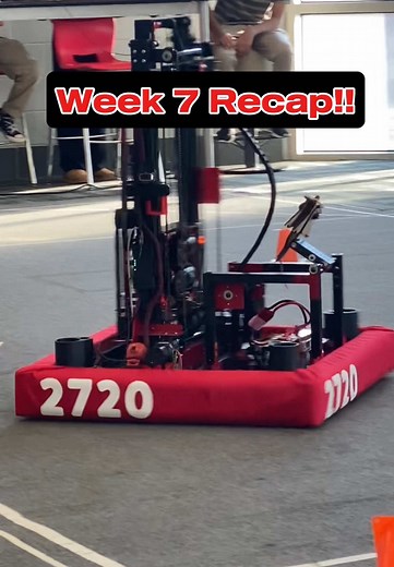1 week till competition! See you at Seneca!! #robotics #buildseason #first #firstinspires #frc #reefscape #recap #fyp #week7
