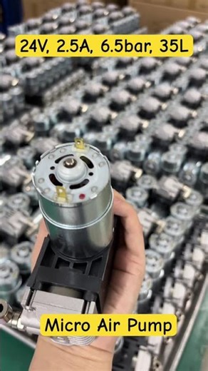 24V Air Pump CE Brush Motor 35L/min Mini Compressor