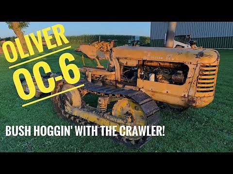 Bush Hogging With The Oliver OC-6!