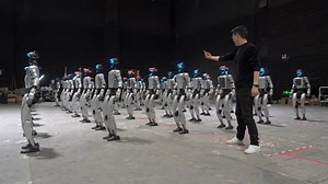 Unitree robots perform flips and somersaults in Zhejiang, China
