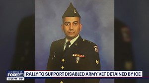 Hundreds rally to support disabled Army veteran detained by ICE in Tacoma