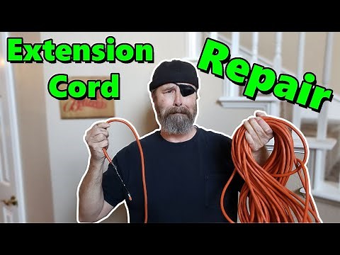 Extension Cord Repair - How To Fix a Broken Extension Chord