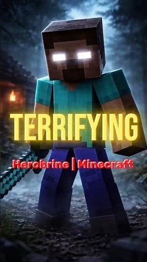 The Creepy Truth About Herobrine 😨 #minecraft