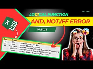 Mastering IF, And, not error Functions in Excel A Detailed Guide about IF,And,Not error