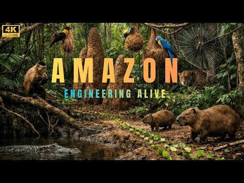 Amazon | The Invisible Engineering of the World’s Largest Forest | 4K Documentary