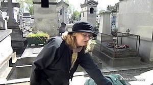 Statue French journalist erodes after women rub crotch for luck