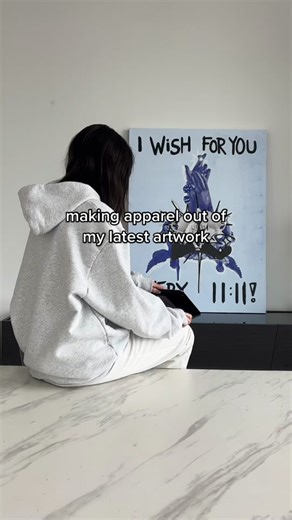 Every new karo piece will now come with limited, high quality & ethically sourced art apparel. Enter your email on my site for early access. 🕊️ #artist #hoodie #streetwear #photoshop #clothingbrand