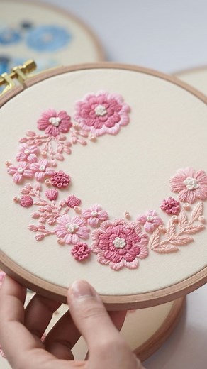 Embroidery by Elahe on Instagram: "Love this alphabet collection! ☺️✨️ 26 letters + 5 color palettes (DMC guide) + Step by step video tutorial-Available on momentoell shop and Etsy shop. Links in my bio. . . ."