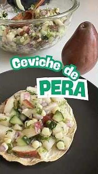 Pear ceviche #easyrecipes #healthycooking