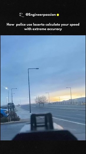 Engineering | Science | Technology on Instagram: "Police use handheld LIDAR (laser) speed guns that fire rapid pulses of infrared light at a vehicle and measure how long each pulse takes to bounce back. By converting those tiny time-of-flight measurements into distance—and tracking how that distance changes over many pulses per second—the device calculates the vehicle’s speed with very high precision. Because the laser beam is narrow, LIDAR can target a single car (usually the license plate or b