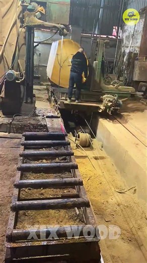 From Log to Lumber in Seconds - Wood Cutting Process