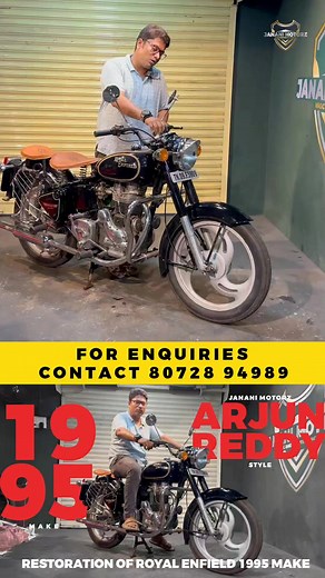 7.5K views · 210 reactions | Restoration of ROYAL ENFIELD 1995 MAKE...