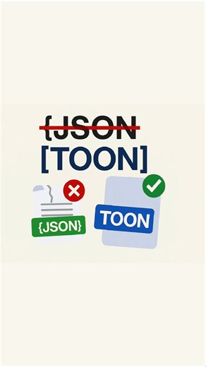 JSON vs TOON #coding #programming