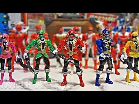 Power Rangers Super Megaforce 5 Inch Figure Review & Comparison!