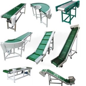 [Hot Item] Factory Customization PVC Green Flat Belt Conveyor System Design Food Grade Belt Conveyor with The Certificate of Origin