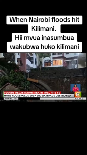 Nairobi floods on Saturday hit Kilimani leaving behind many damaged properties. #fyp #Kenya #nairobi #fypシ