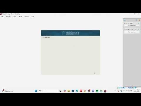 install debian 13 grafik