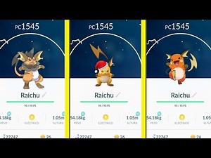 ¡Evolución de Pikachu Navideño! Raichu: ¿megaevolución, navideño o shiny? Pokémon GO | Keibron Gamer