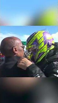 Lewis Hamilton hugs dad, in tears after drought breaking win