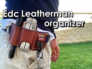 Leatherman edc pouch PATTERN #leatherpattern#leatherman#pattern#leathersheath www.ivan-leather.com