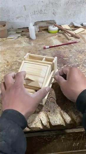 wooden cigarette case #craft