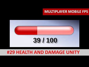 Adding Health And Damages Photon Unity #29 | FPS Mobile Multiplayer Complete Game Course Unity