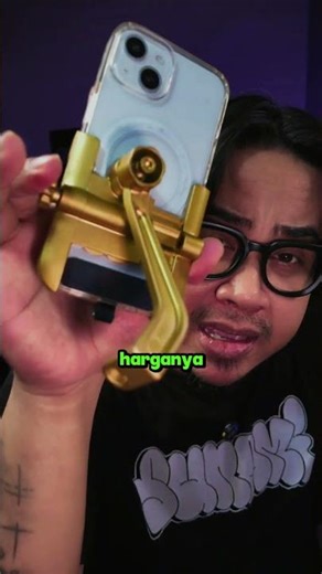 review lGLORIA holder hp spion bahan full besi cocok bua