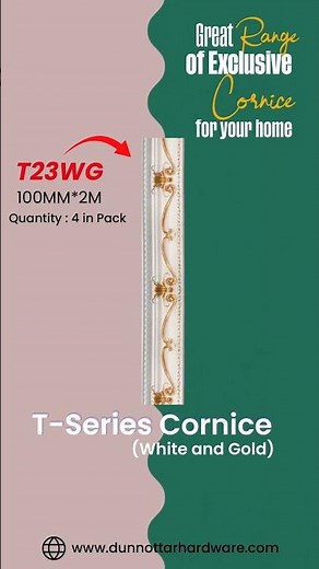 Modern Ceiling Cornices | Dunnottar Hardware