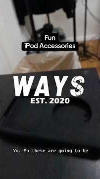IPod Accessories ft WAYS IPOD WhatAreYouSeein.com #ipod #ipodclassic #accessories #techaccessories