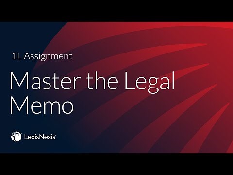 Master the Legal Memo