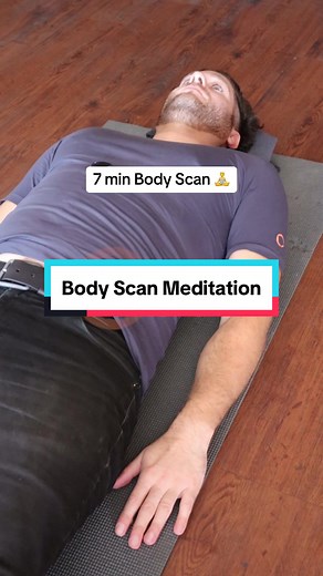 Guided 7 minute Body Scan Meditation offers various benefits: 1. Increased Awareness 👁️: Helps you become more aware of physical sensations in different parts of the body. 2. Stress Reduction 🧘‍♂️: Eases tension and stress by focusing your mind and relaxing your muscles. 3. Mindfulness Training 🌱: Builds skills in staying present - making it easier to apply in other aspects of life. 4. Pain Management 🤕: This practice let’s you lean into the expansions and contractions of physical sensations