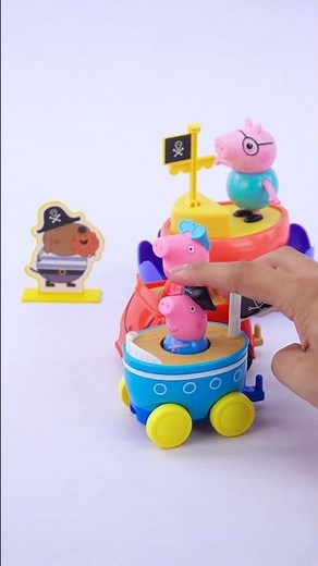 🐷 Peppa Pig Mini Playset Series Toys Unboxing ASMR! 🎁✨ Relaxing & Satisfying #shorts