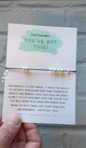 Fidget Bracelet for Anxiety | Silver Plated Beads, Adjustable String