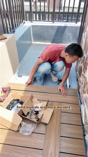 Want to install composite wood but afraid of making mistakes? #wpc #backyard #decking #outdoorwork