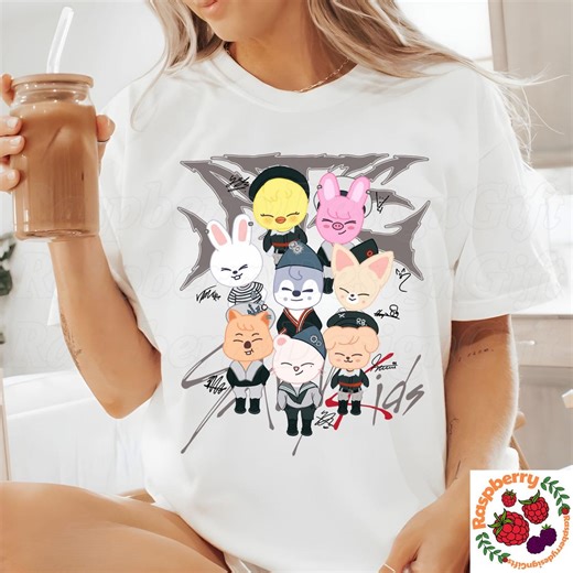Stray Kids SKZOO Shirt, Chibi STAY Kpop Sweatshirt, Stray Kids Tour Merch - Etsy