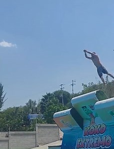 Waterslide Fail Means Epic Belly Flop | Diamond Dallas Page