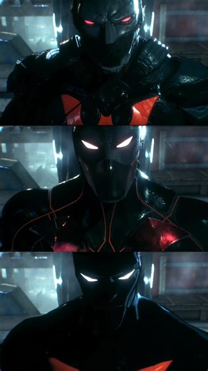 All Batman Beyond suit up in Arkham Knight #batman #batmanarkhamknight #shorts